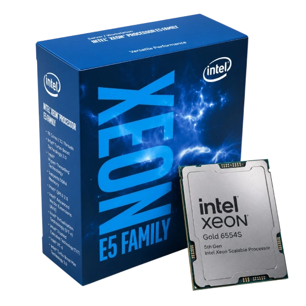 image of Intel Xeon Gold 6554S Processor with box