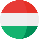 hungary round flag
