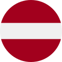 latvia round flag