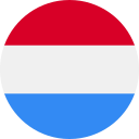 luxembourg round flag