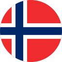 norway round flag