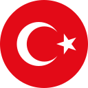 turkey round flag